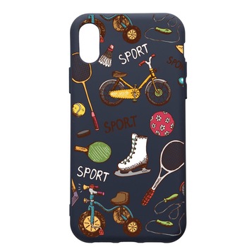 Husa Premium Silicon Compatibila Cu Apple IPhone XS / iPhone X, Summer Sports, cu interiorul din material textil, protectie camera, Alaskan Blue, PAB776 Husa Premium Silicon Compatibila Cu Apple IPhone XS / iPhone X, Summer Sports, cu interiorul din material textil, protectie camera, Alaskan Blue, PAB776