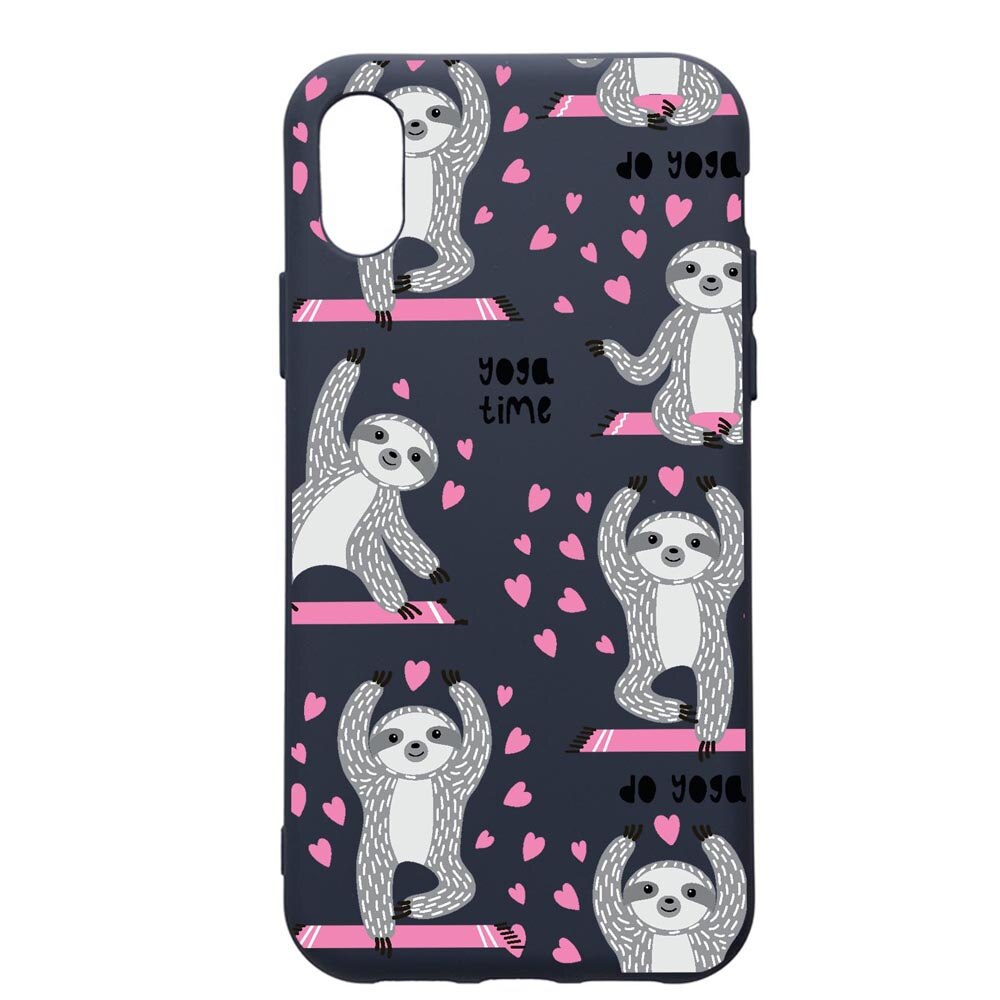 Husa Premium Silicon Compatibila Cu Apple IPhone XS Max, Yoga Time, cu interiorul din material textil, protectie camera, Alaskan Blue, PAB780