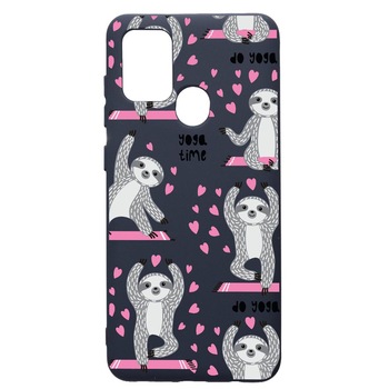 Husa Premium Silicon Compatibila Cu Samsung Galaxy A21S, Yoga Time, cu interiorul din material textil, protectie camera, Alaskan Blue, PAB780 Husa Premium Silicon Compatibila Cu Samsung Galaxy A21S, Yoga Time, cu interiorul din material textil, protectie camera, Alaskan Blue, PAB780