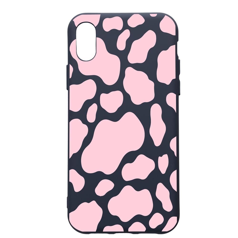 Husa Premium Silicon Compatibila Cu Apple IPhone XR, Pink Cow, cu interiorul din material textil, protectie camera, Alaskan Blue, PAB786