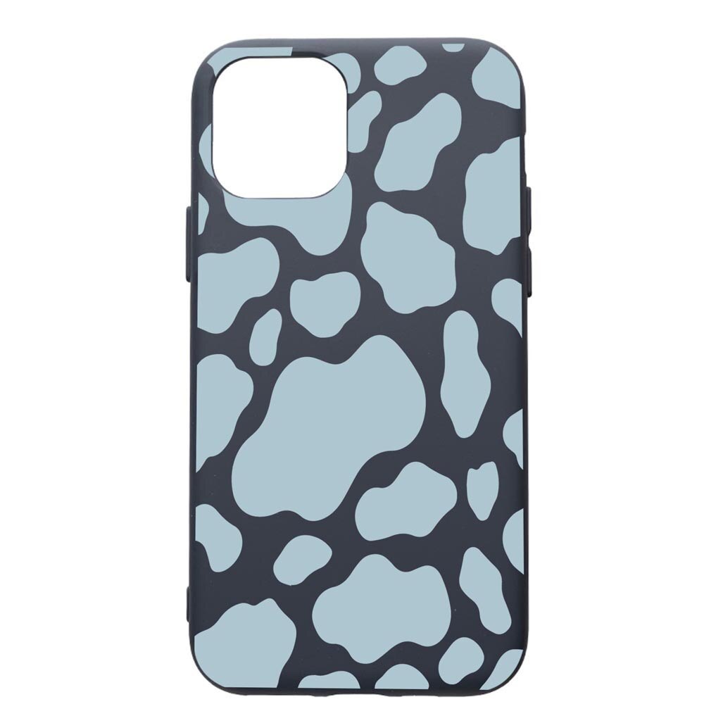 Husa Premium Silicon Compatibila Cu Apple IPhone 11 Pro, Blue Cow, cu interiorul din material textil, protectie camera, Alaskan Blue, PAB788