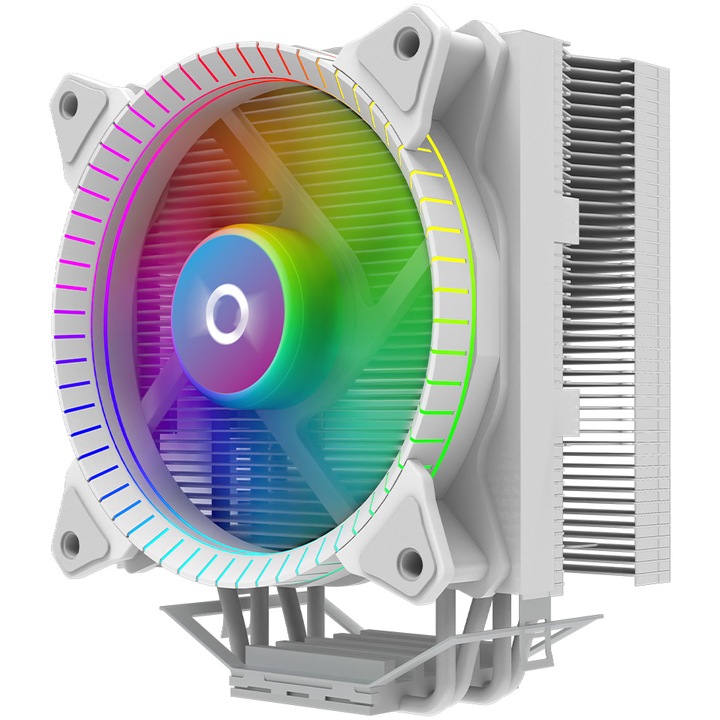 Cooler Procesor AQIRYS Uranus LS White, compatibil AMD/Intel