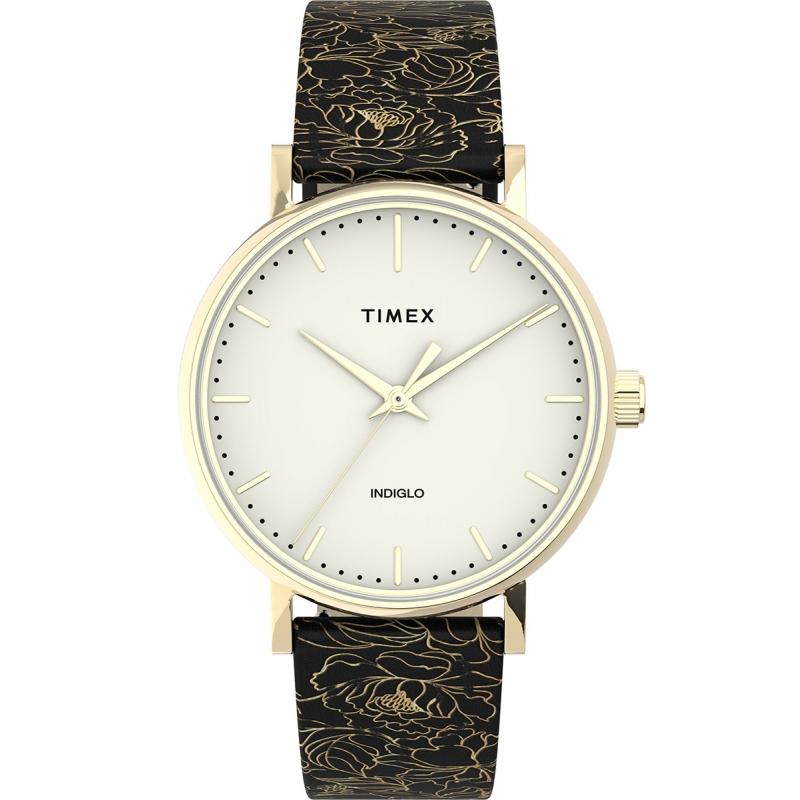 Ceas dama Timex TW2U40700 Quartz Auriu