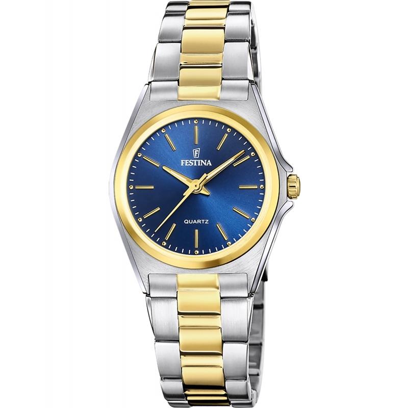 Ceas dama Festina F20556/4 Quartz Argintiu, Auriu