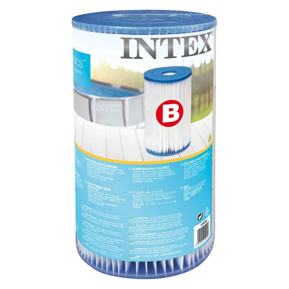 Filtru B Intex, material PVC, culoare alb