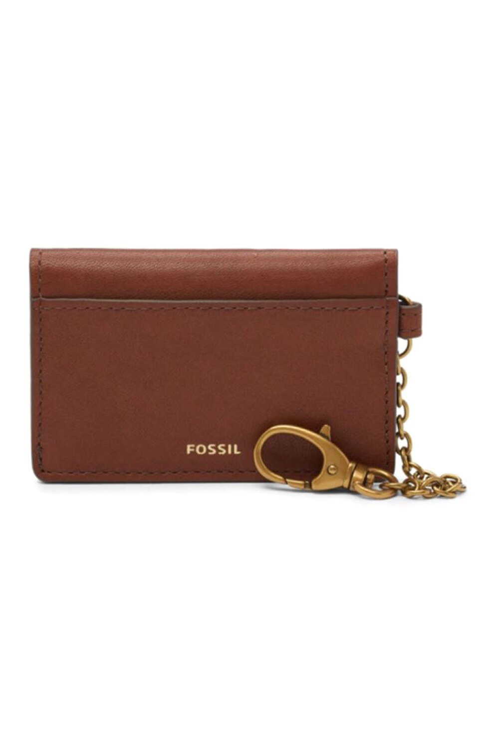 Fossil, Portcart de piele Valerie, Rosu caramiziu