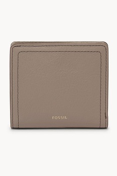 Fossil, Portofel mic pliabil de piele ecologica Logan, Maro taupe deschis Fossil, Portofel mic pliabil de piele ecologica Logan, Maro taupe deschis