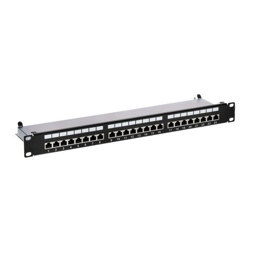 Patch Panel 1U, FTP cat5e, 24 porturi RJ45