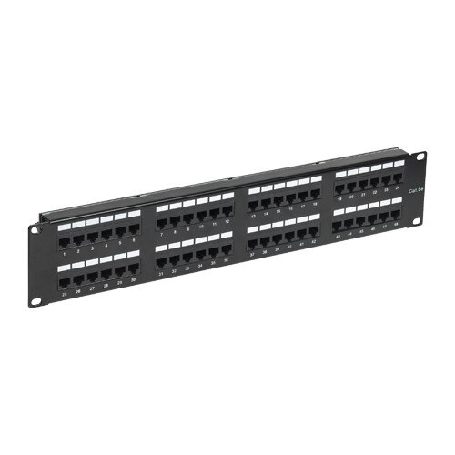 Patch Panel 2U, FTP cat6, 48 porturi RJ45