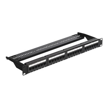 Patch Panel 1U, UTP cat5e, 24 porturi RJ45 Patch Panel 1U, UTP cat5e, 24 porturi RJ45