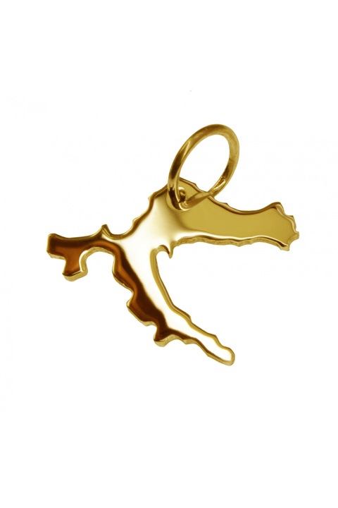 Pandantiv harta Croatia, Aur galben, 1.6 g, 21 mm, Auriu