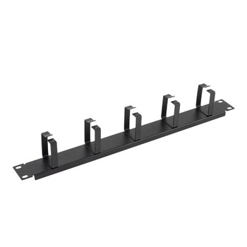 Organizator metalic cabluri, 1U, 5 inele Organizator metalic cabluri, 1U, 5 inele