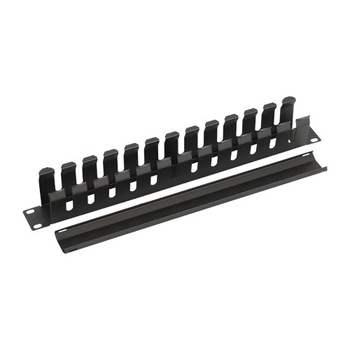 Organizator metalic cabluri, 1U, 12 out Organizator metalic cabluri, 1U, 12 out