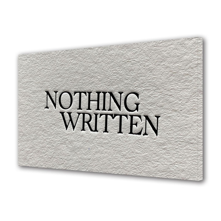 Tablou Canvas Premium, Art Star, Unwritten, Mesaje, Panza pe cadru de lemn, Decoratiuni Moderne pentru Casa, 20 x 30 cm