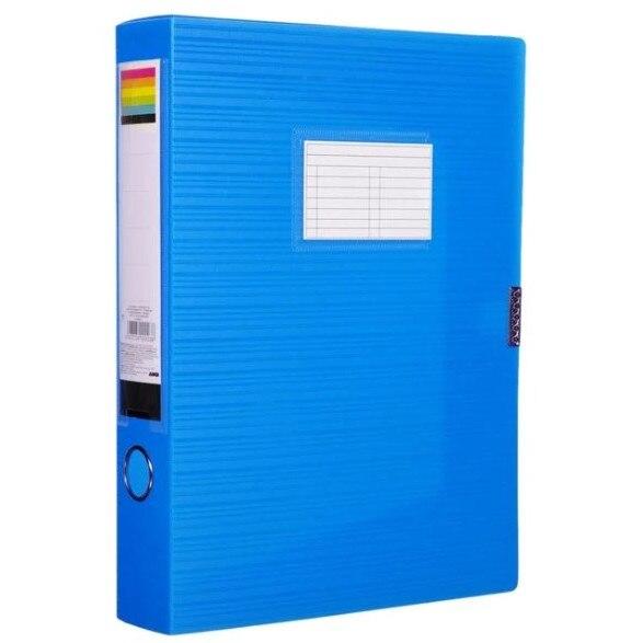 Cutie Zola® pentru depozitat documente, 24x32x6cm, prindere cu magnet, albastru