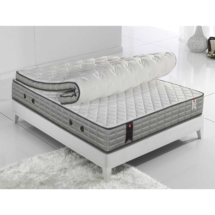 Nanni Zenduo DHSS táskarugós matrac lecipzárazható topper réteggel, 200x200