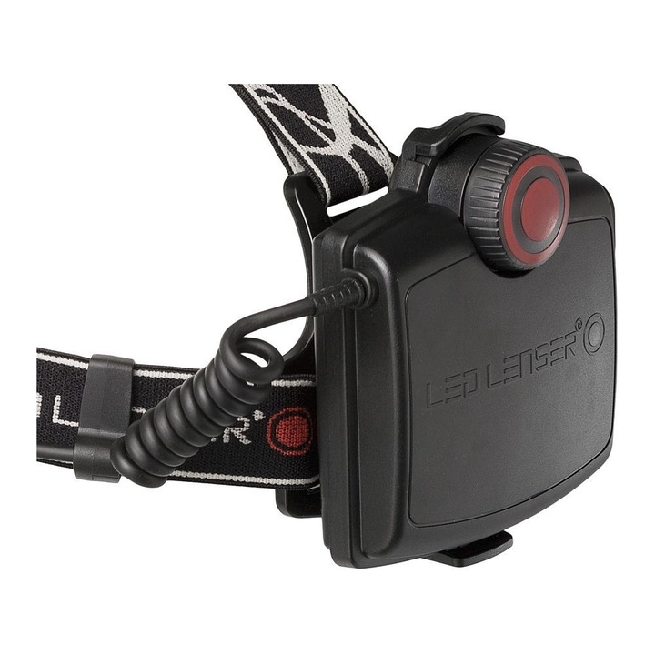 Lanterna de cap, LEDLENSER, Plastic, H14R.2, 1000 lm, far reincarcabil, Negru
