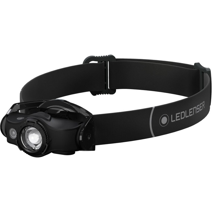 LEDLENSER MH4 външен LED акумулаторен челник, 400lm, 180m, 1xLi-ion, черен