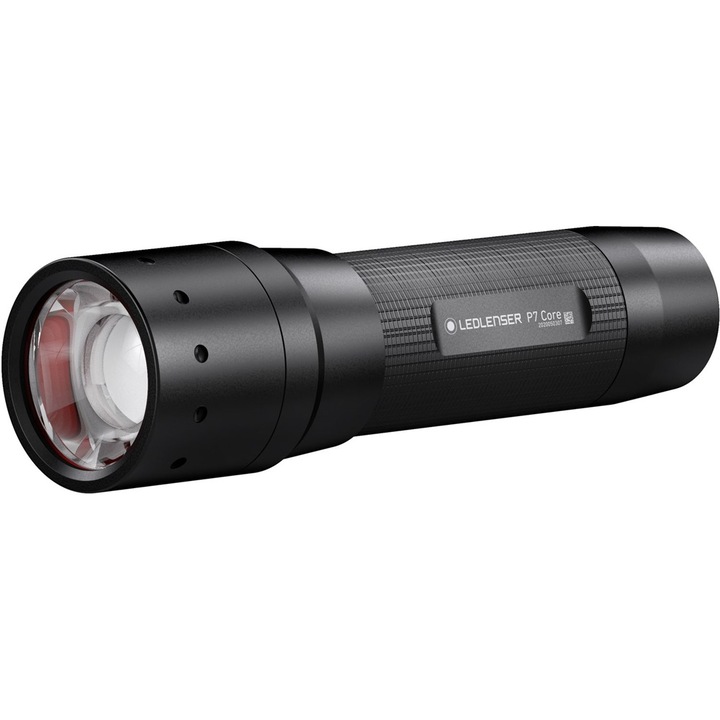 Фенер LEDLENSER, Метален, P7, 450 lm, Алкален, Черен