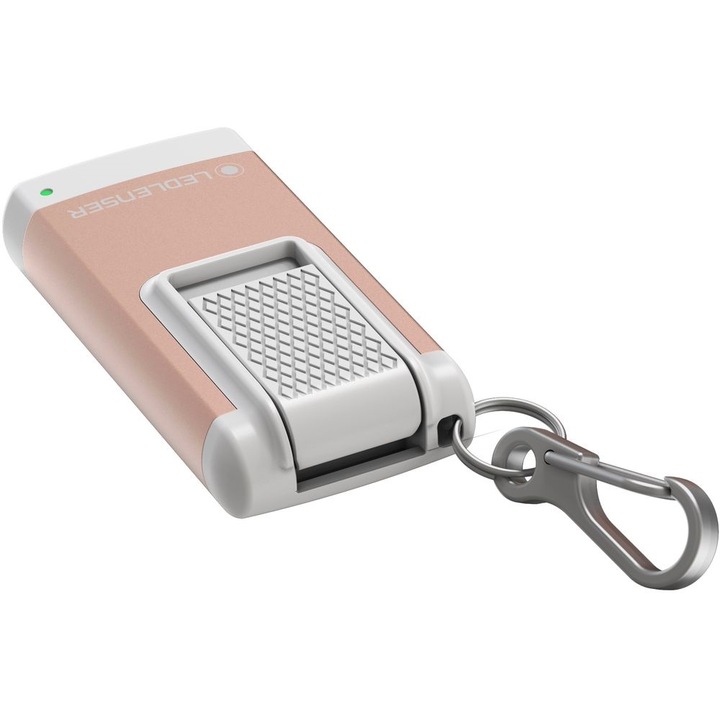 LEDLENSER K4R tölthető kulcstartós lámpa, Li-ion, 120 lm, rose gold
