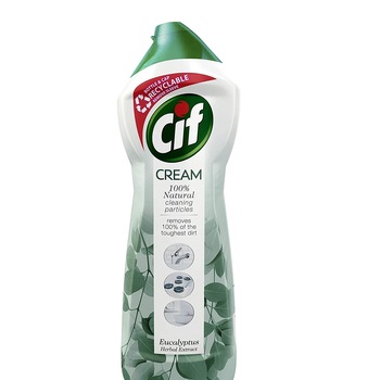 Solutie curatat universala crema Cif Cream Eucalyptus Herbal Extract 750ml Solutie curatat universala crema Cif Cream Eucalyptus Herbal Extract 750ml