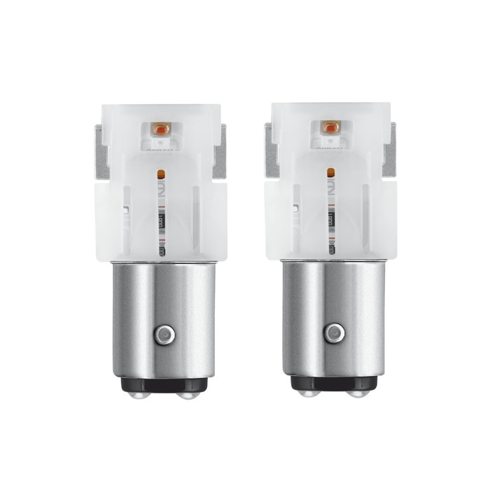 Set becuri Osram LEDriving SL P21/5W, BAY15D, rosu
