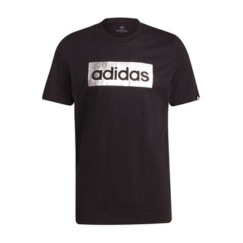 Tricou Adidas Foil Box Logo GS6282, Barbati, Negru Tricou Adidas Foil Box Logo GS6282, Barbati, Negru