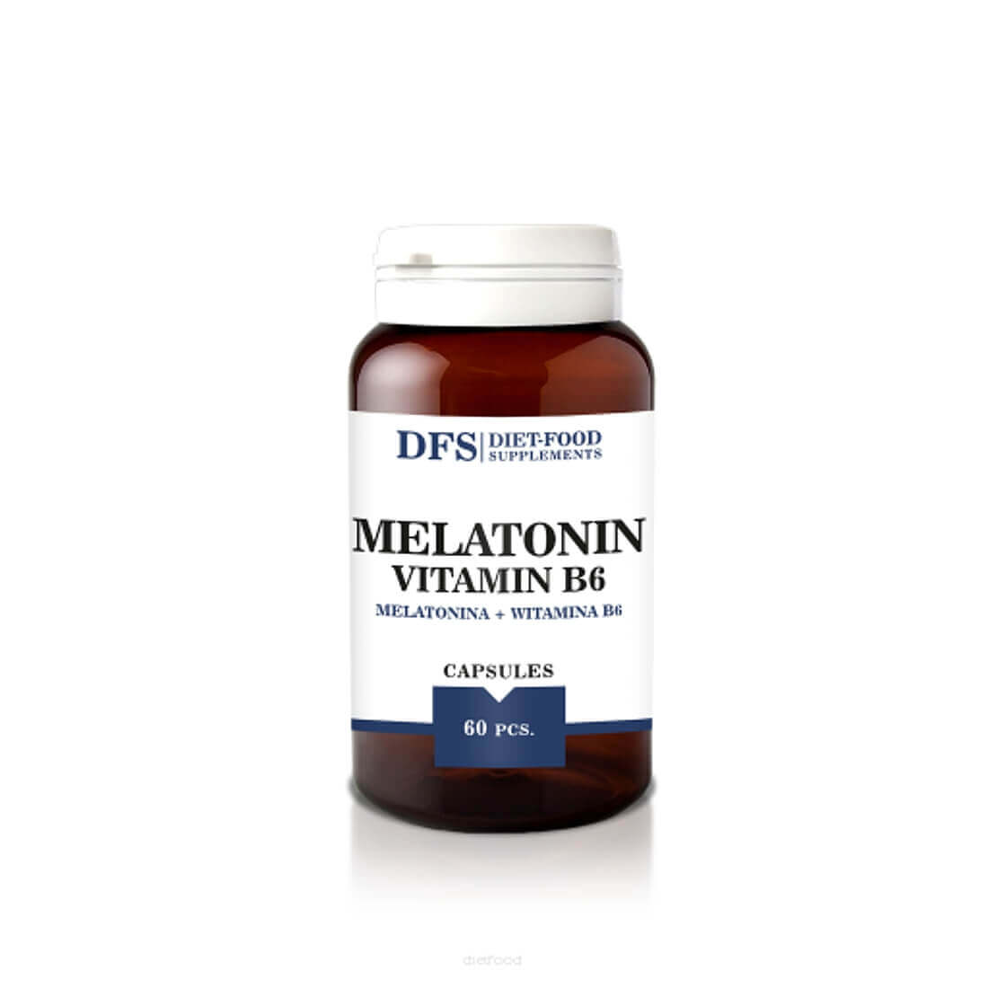 Supliment melatonina si vitamina B6 150 mg, Diet Food, 60 comprimate
