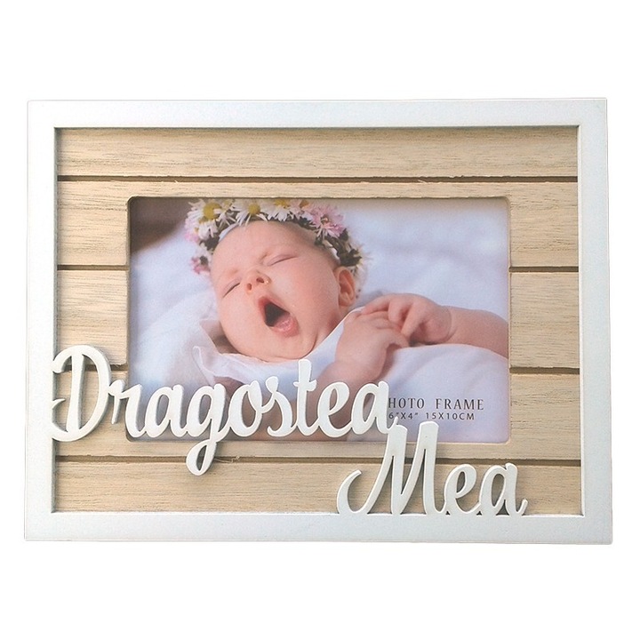 Rama foto lemn "Dragostea mea"