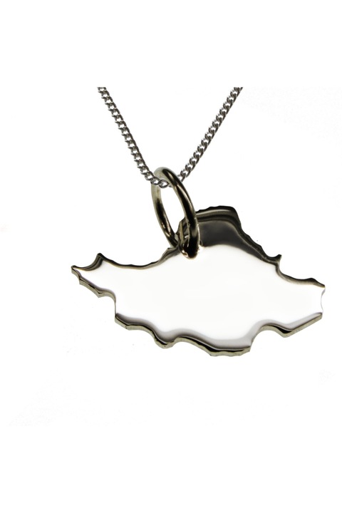 Lantisor cu pandantiv dama Schmuckador Iran, Argint, Argintiu, 50 cm