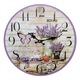 Ceas De Perete Kring Model Lavanda Si Fluturi 34 Cm Emag Ro
