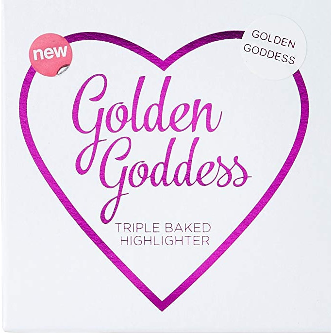 Iluminator Makeup Revolution I Heart Makeup Blushing Hearts Golden Gooddess, 10 g