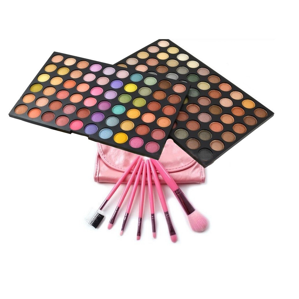 Trusa Farduri 120 culori Fraulein38 Twist Calm And Passion + 7 pensule machiaj
