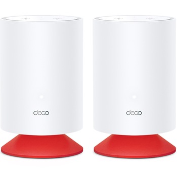 Sistem Mesh Wi-Fi 6 TP-Link Deco Voice X20 (2 pack), Dual-Band, Gigabit, AX1800, cu Speaker Smart încorporat, Beamforming, MU-MIMO, OFDMA, Protectie Real-Time IoT, Control Parental si Sistem Alexa integrat Sistem Mesh Wi-Fi 6 TP-Link Deco Voice X20 (2 pack), Dual-Band, Gigabit, AX1800, cu Speaker Smart încorporat, Beamforming, MU-MIMO, OFDMA, Protectie Real-Time IoT, Control Parental si Sistem Alexa integrat