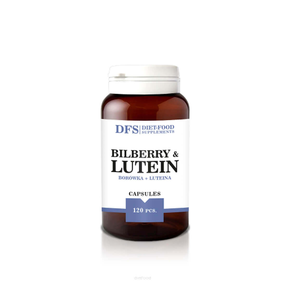 Supliment luteina 500 mg si afine, Diet Food, 120 capsule
