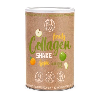Shake de colagen cu mere Diet Food, 300 g Shake de colagen cu mere Diet Food, 300 g