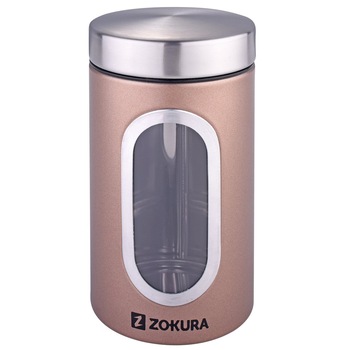 Recipient depozitare Zokura, inox, 1500 ml Recipient depozitare Zokura, inox, 1500 ml