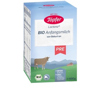 Lapte praf Topfer Bio Pre, in completarea laptelui matern, 0-6 luni Lapte praf Topfer Bio Pre, in completarea laptelui matern, 0-6 luni