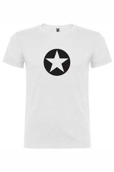 Tricou personalizat, STAR, Alb Tricou personalizat, STAR, Alb