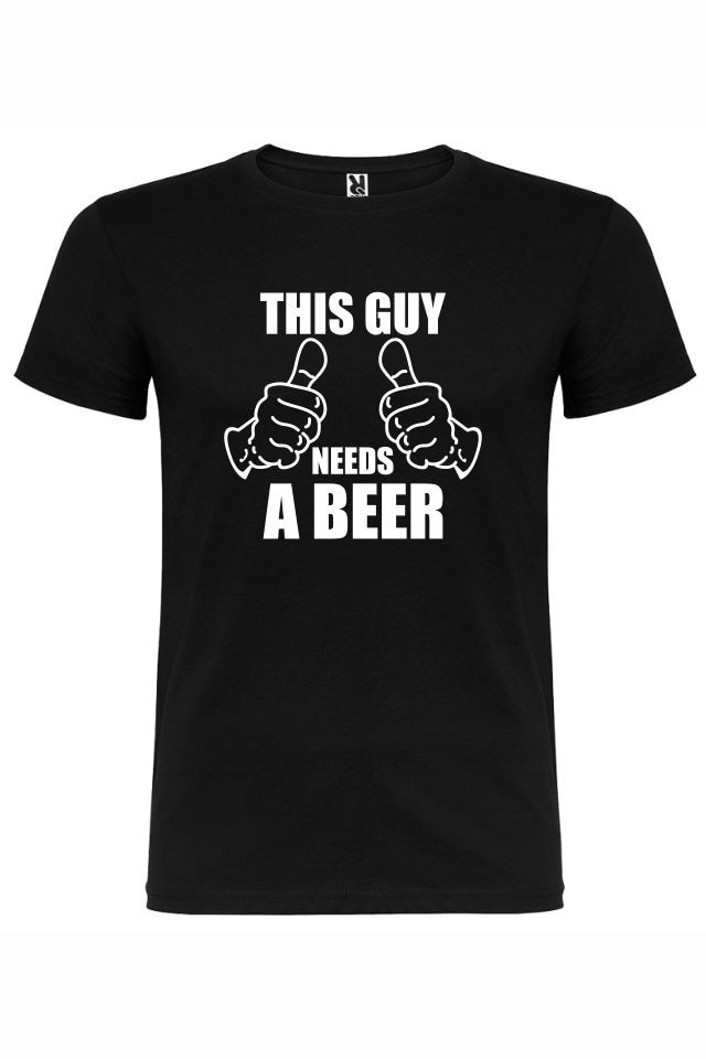 Tricou personalizat, This Guy, Negru