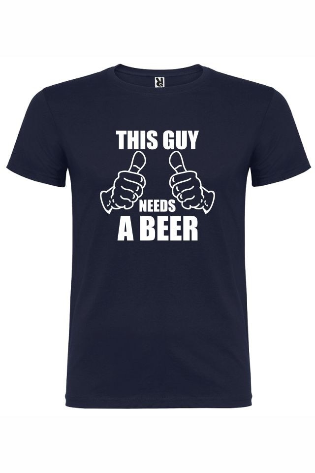 Tricou personalizat, This Guy, Albastru marin