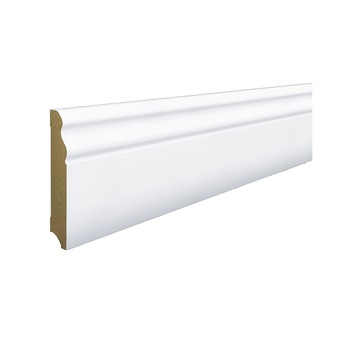 Plinta Egger, MDF, 70 mm, 2.4 m, Alb Plinta Egger, MDF, 70 mm, 2.4 m, Alb