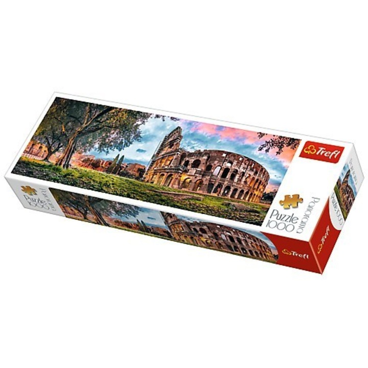 Пъзел Trefl, Панорама Колизеумът по изгрев, 1000 части