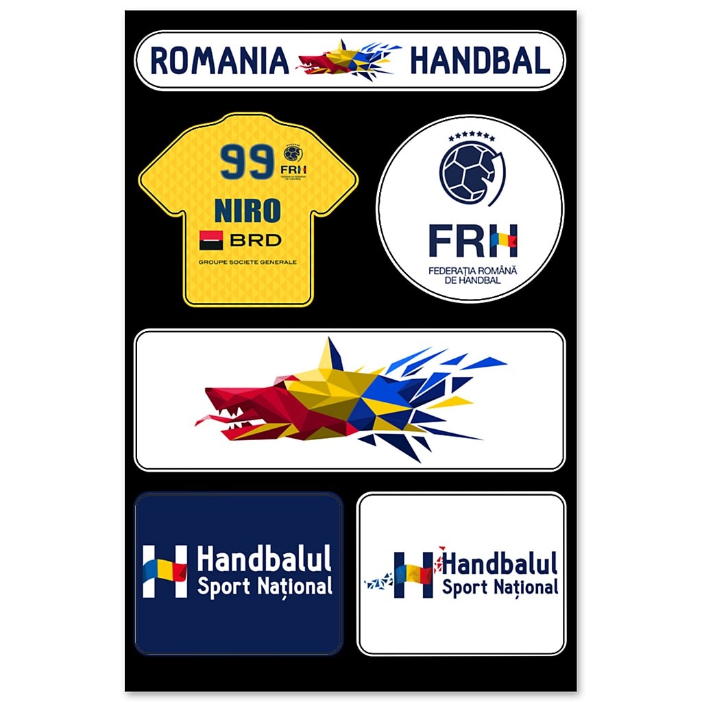 forgetful Snake Jacket Set stickere tricou A5 FRH - Federatia Romana de Handbal (21x14,8cm) -  eMAG.ro