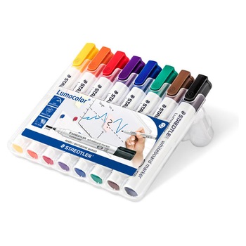 Marker tabla Staedtler 8 culori / set ST-351-WP8 Marker tabla Staedtler 8 culori / set ST-351-WP8