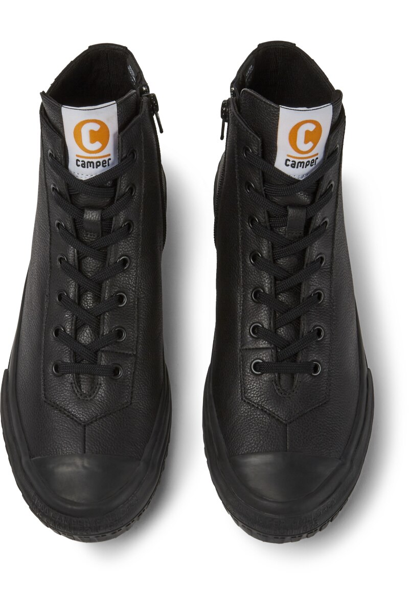 Pantofi Camaleon 1975, Camper, Piele naturala, 46 EU, Negru