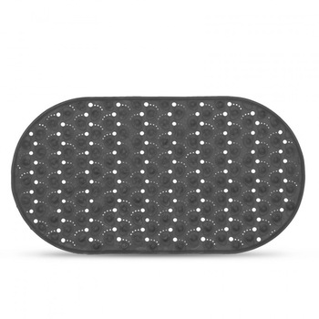 Covor anti alunecare pentru baie, Dimensiune 68 x 37,5 cm, Culoare gri inchis Covor anti alunecare pentru baie, Dimensiune 68 x 37,5 cm, Culoare gri inchis