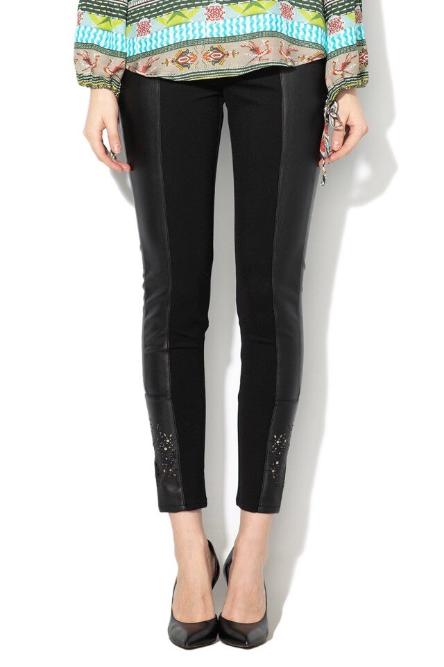 Colanti Desigual 18WWPW10, Negru, XS