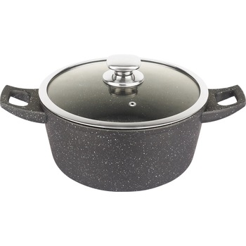 Cratita aluminiu cu interior marmorat ROYALTY LINE RL-FC30CM BLACK, 30cm Cratita aluminiu cu interior marmorat ROYALTY LINE RL-FC30CM BLACK, 30cm