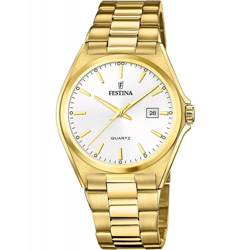Ceas barbatesc Festina F20555/2 Quartz Auriu